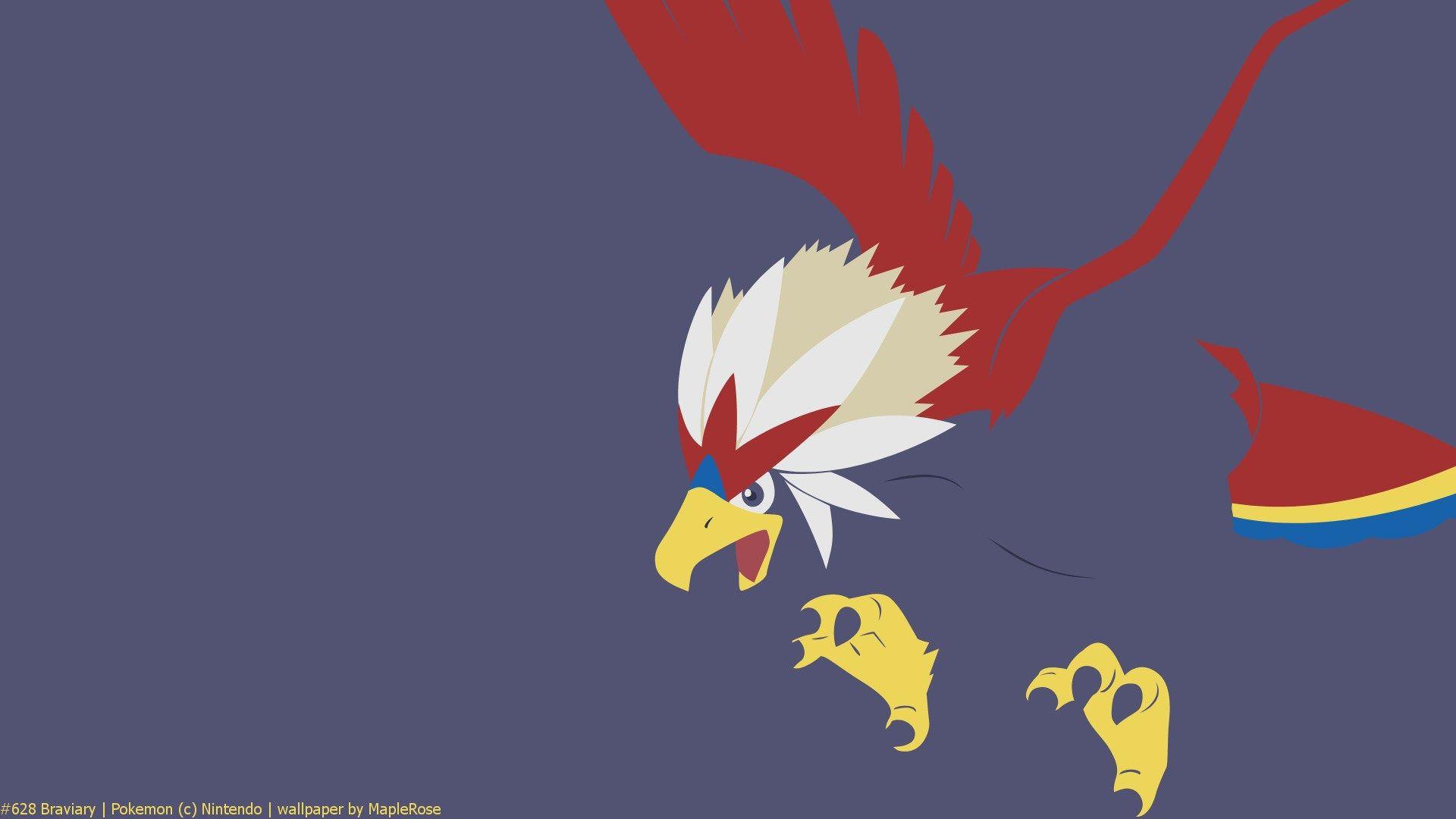 Braviary, Minimal, Pokemon, Pokemon Generation V HD Wallpapers