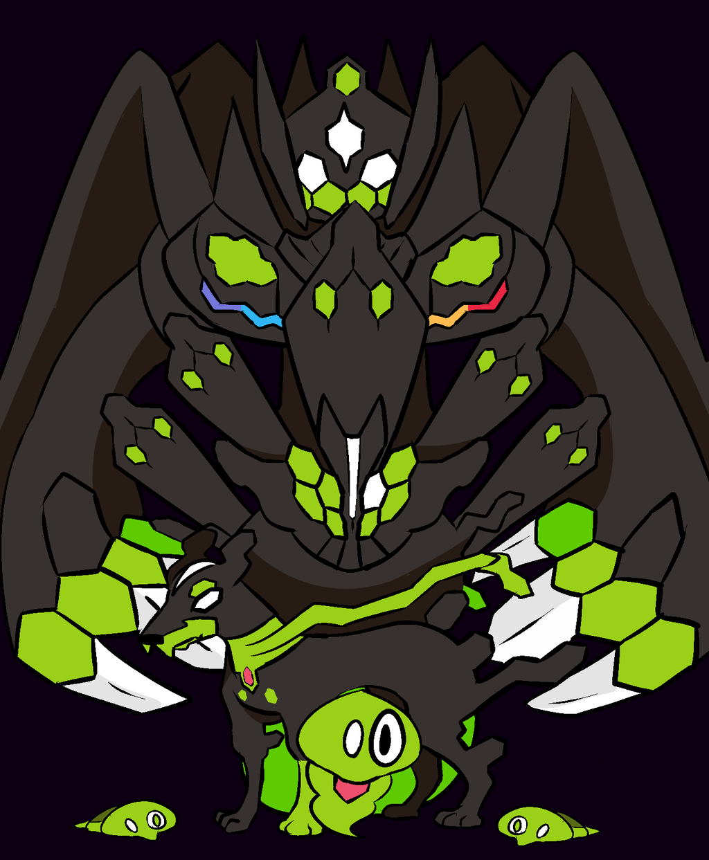 Zygarde by BunnyBunBoy