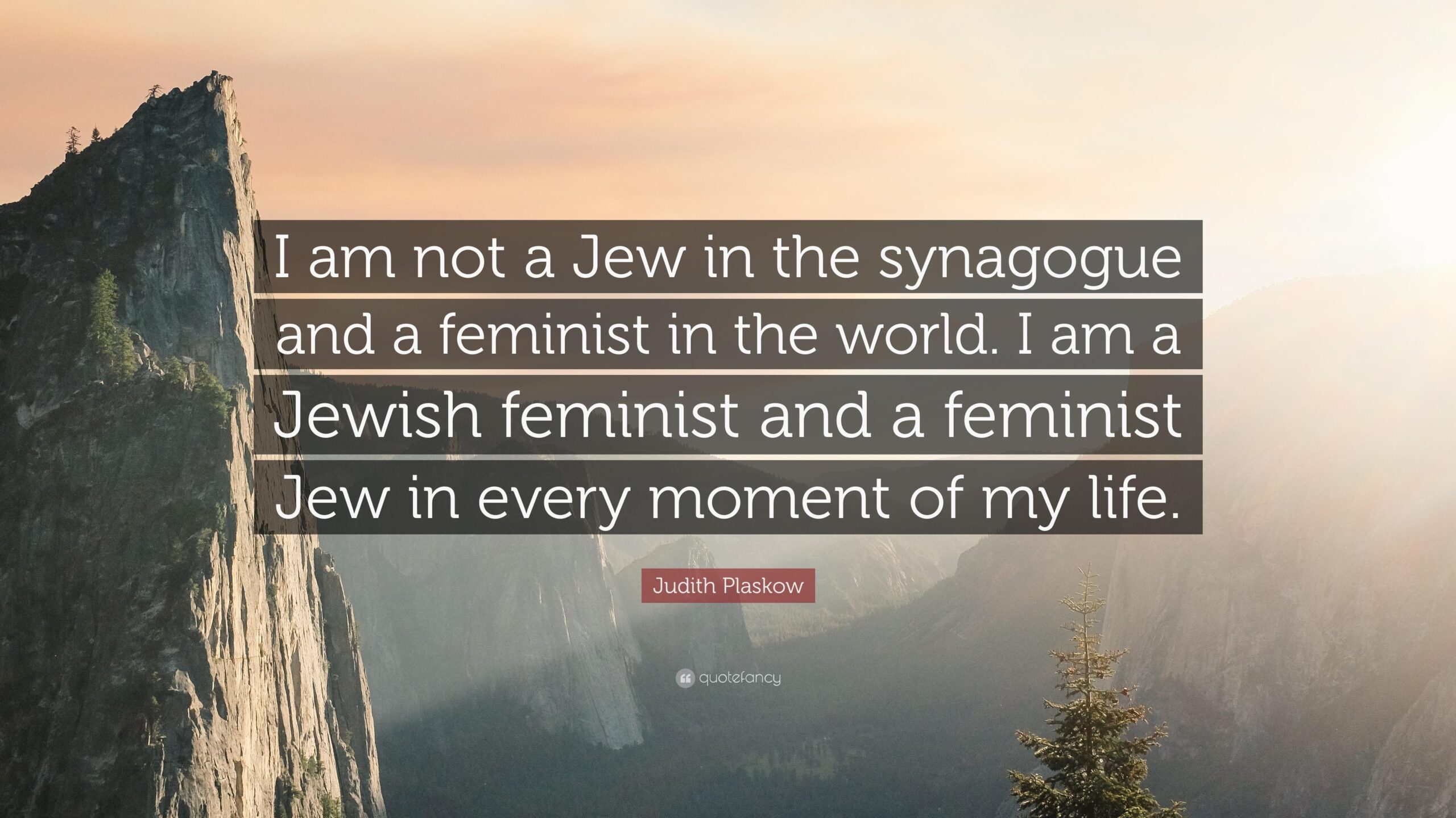 Judith Plaskow Quote: “I am not a Jew in the synagogue and a