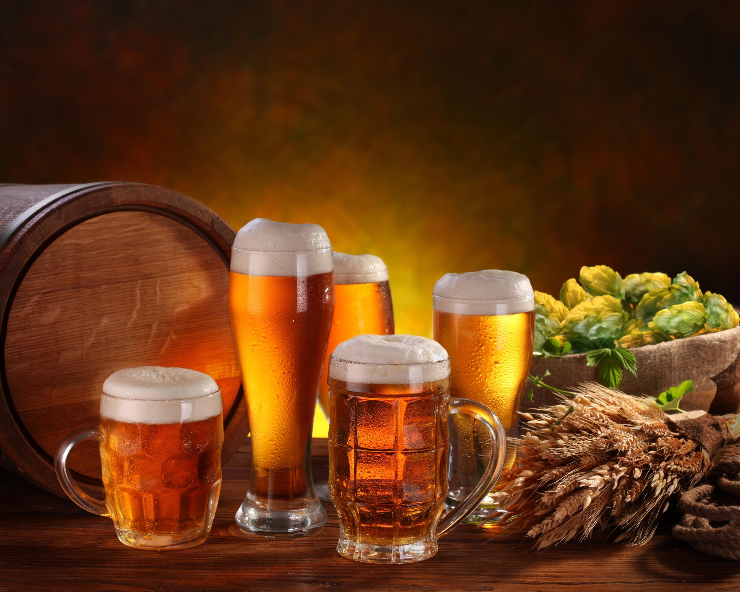 Beer Pints 5K UHD 5:4 Wallpapers