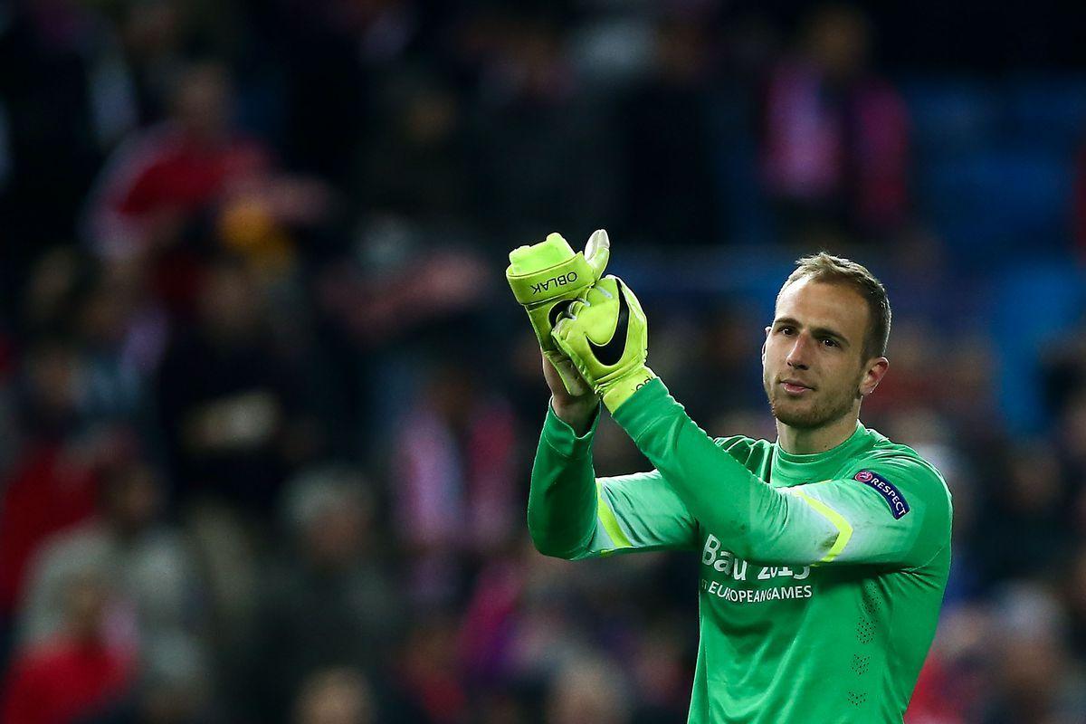 Jan Oblak signs contract extension including £77.5m release clause