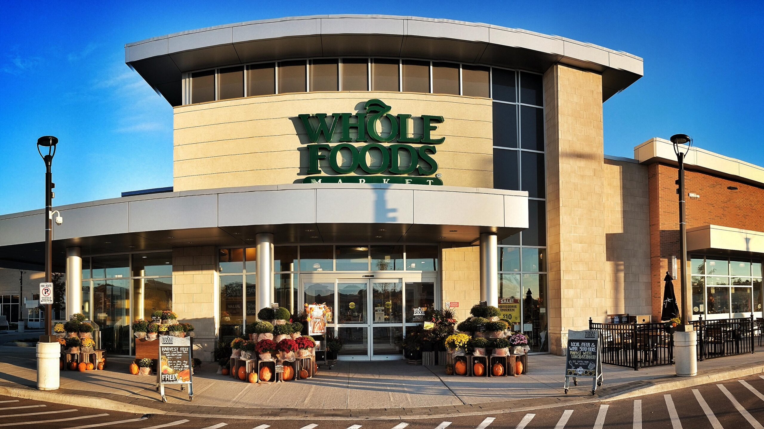 Download wallpapers whole foods market, supermarket, austin