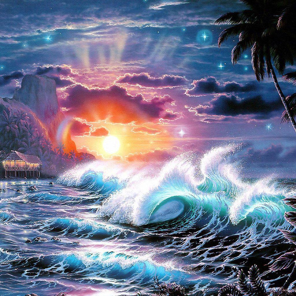 Tsunami, iPad Backgrounds, Best iPad Wallpaper, Wallpapers