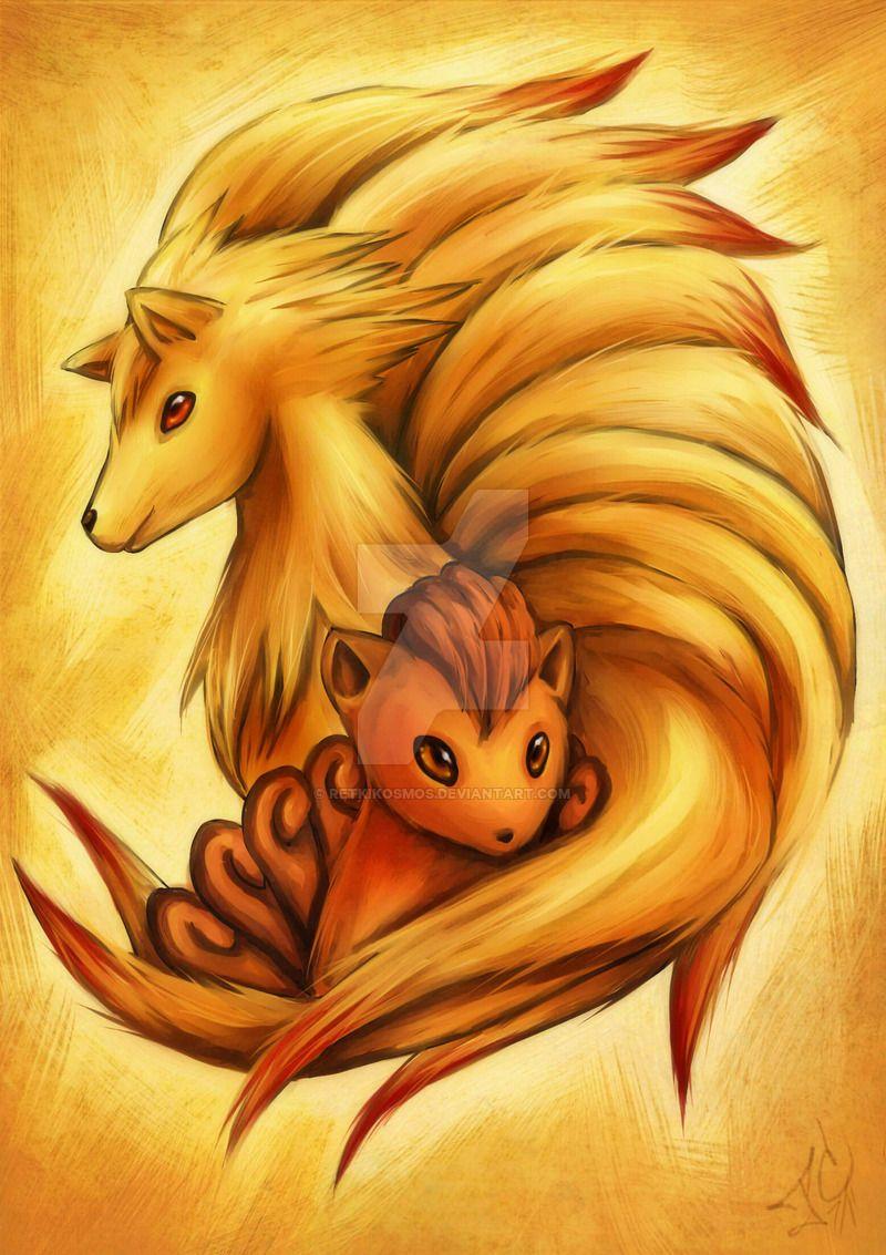 Ninetales Vulpix Bunchie Deviantart Retkikosmos Pokemon Wallpapers