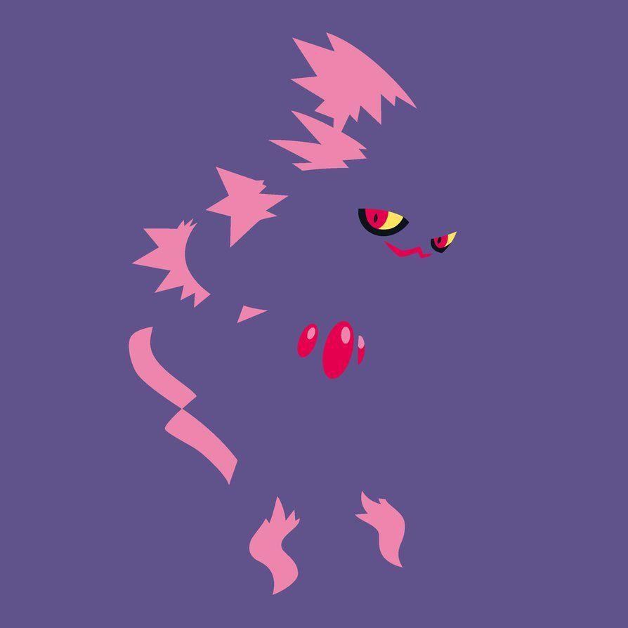 Minimalist Pokemon: Mismagius by TourniquetMuffin