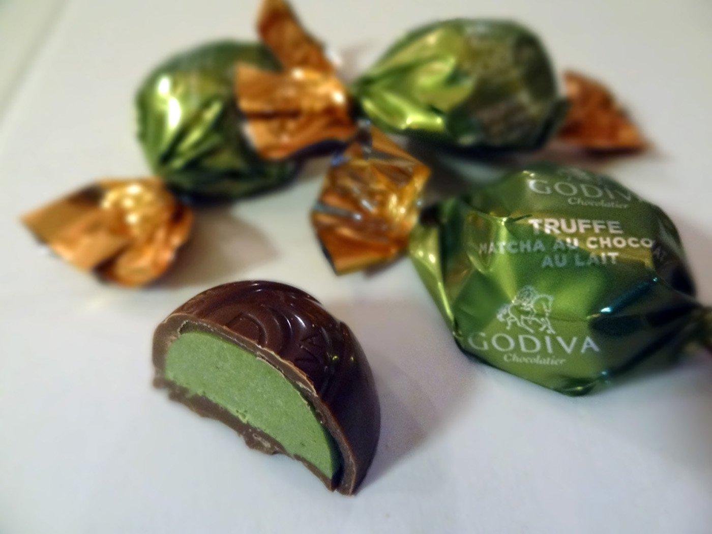 Amazon : GODIVA Milk Matcha Truffles