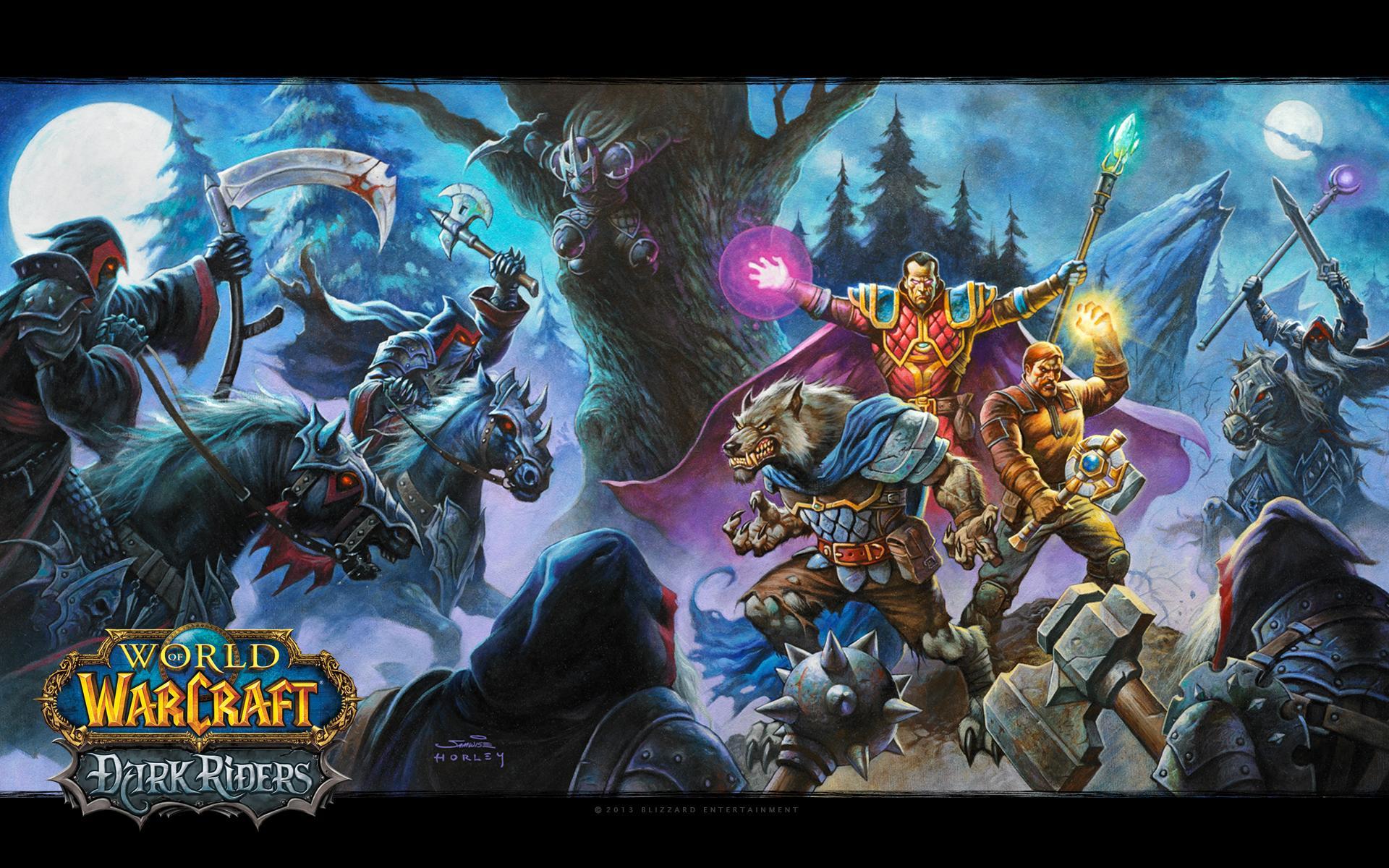 Blizzplanet The Official World of Warcraft: Dark Riders Wallpapers