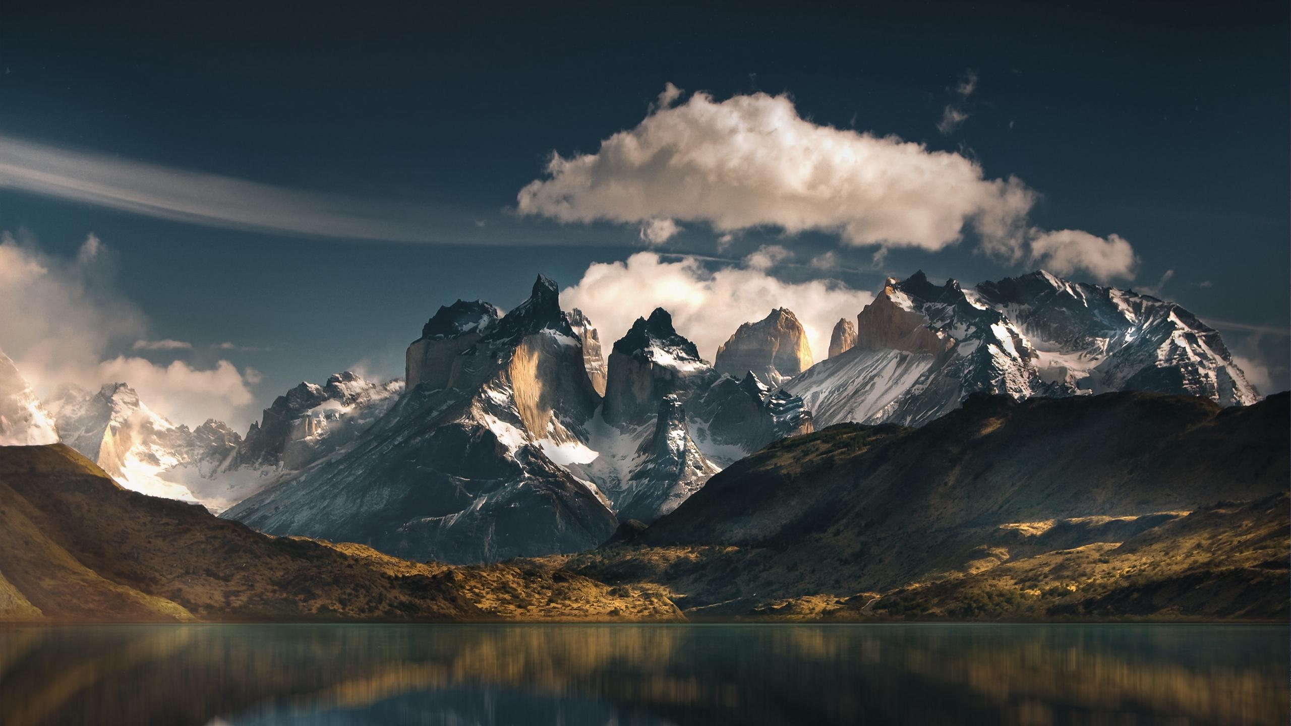 Download wallpapers mountains, lake, national park