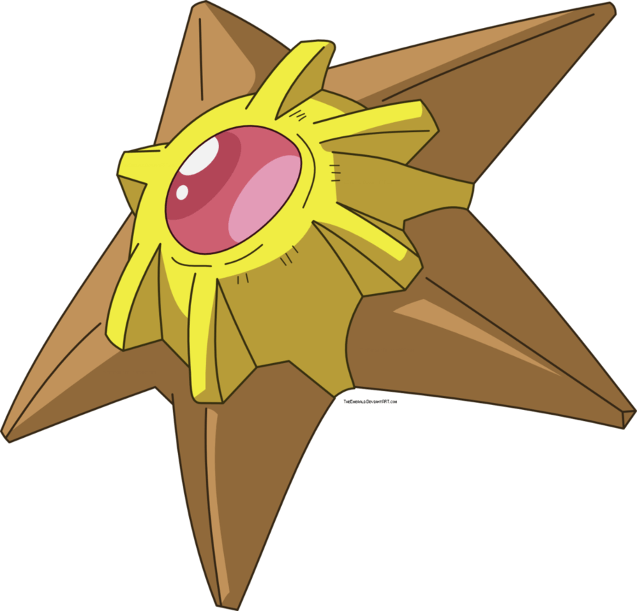 Free Staryu Pokemon Vector by Emerald