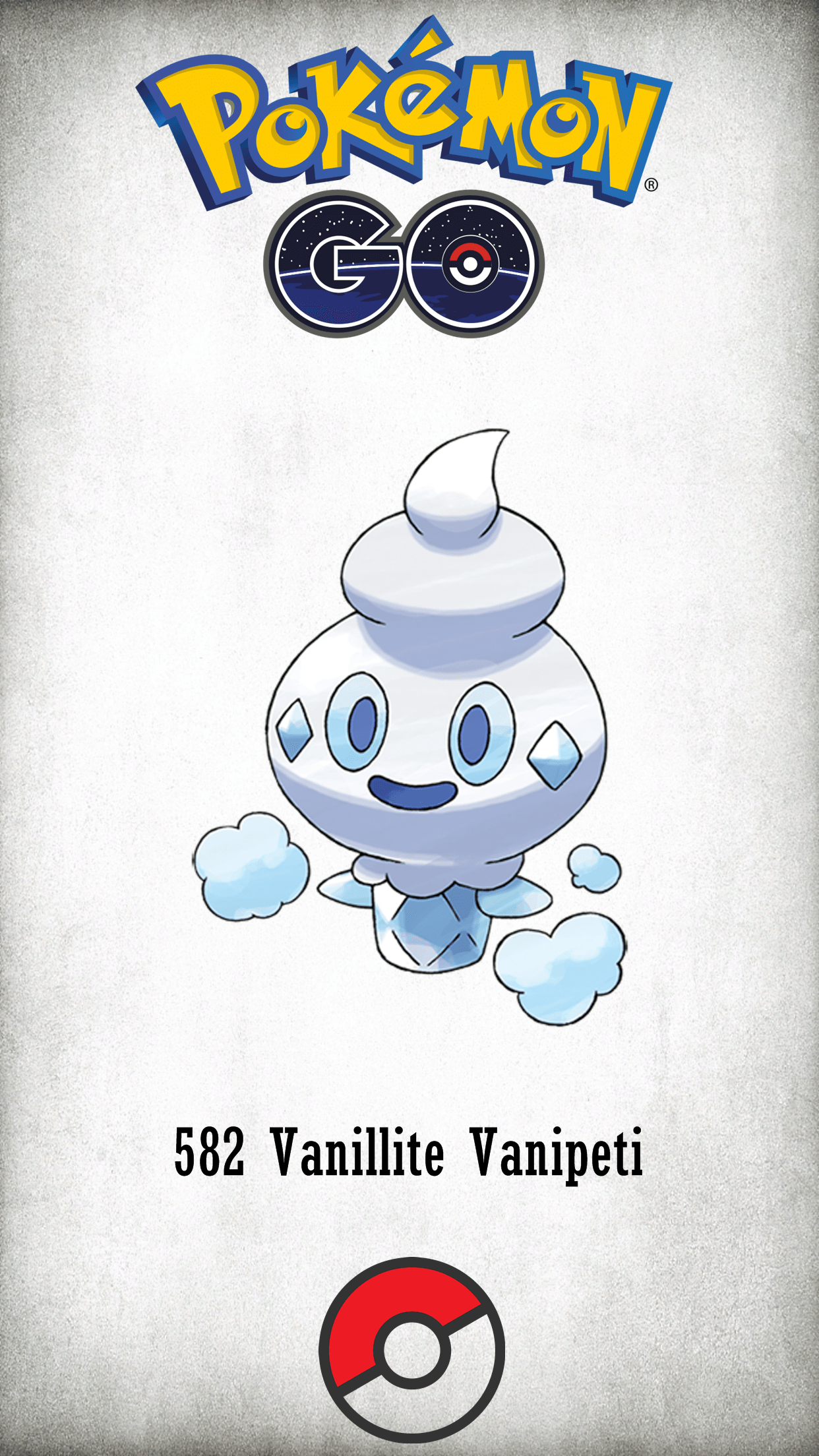 582 Character Vanillite Vanipeti