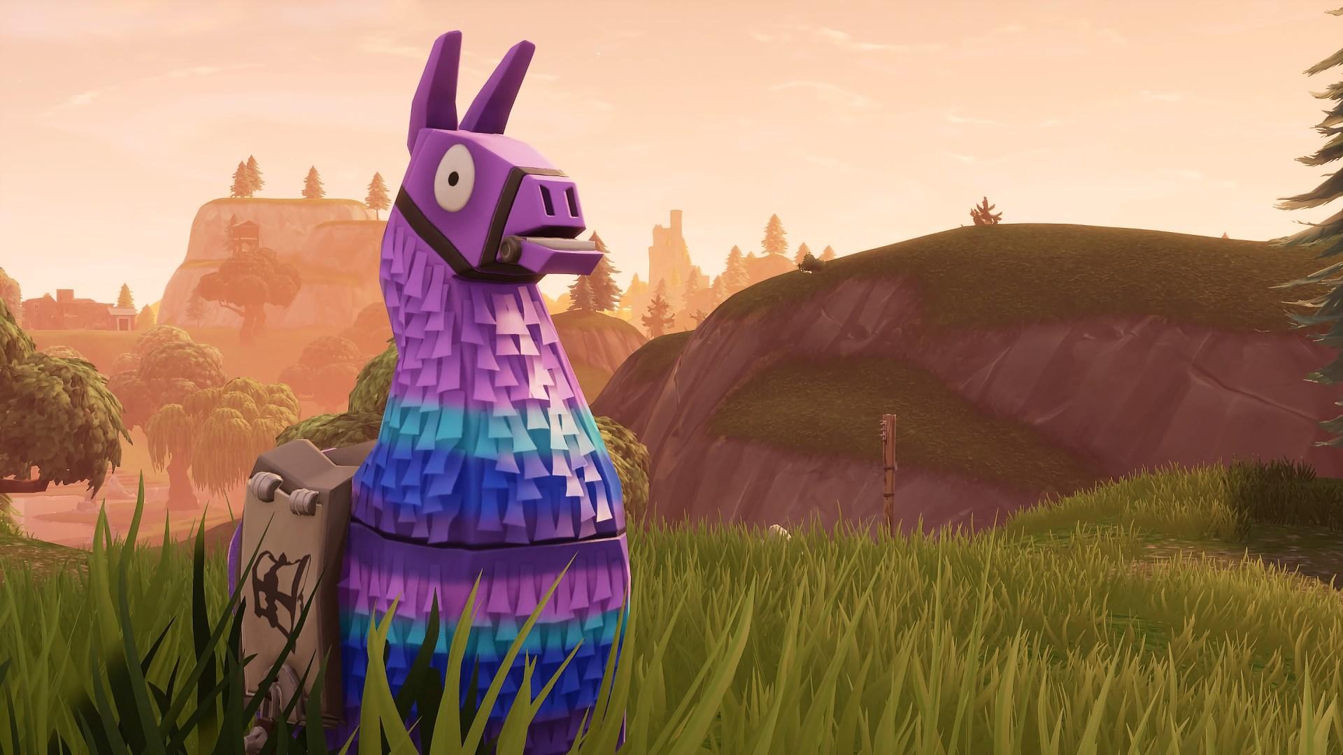 Fortnite Battle Royale Game Llama HD