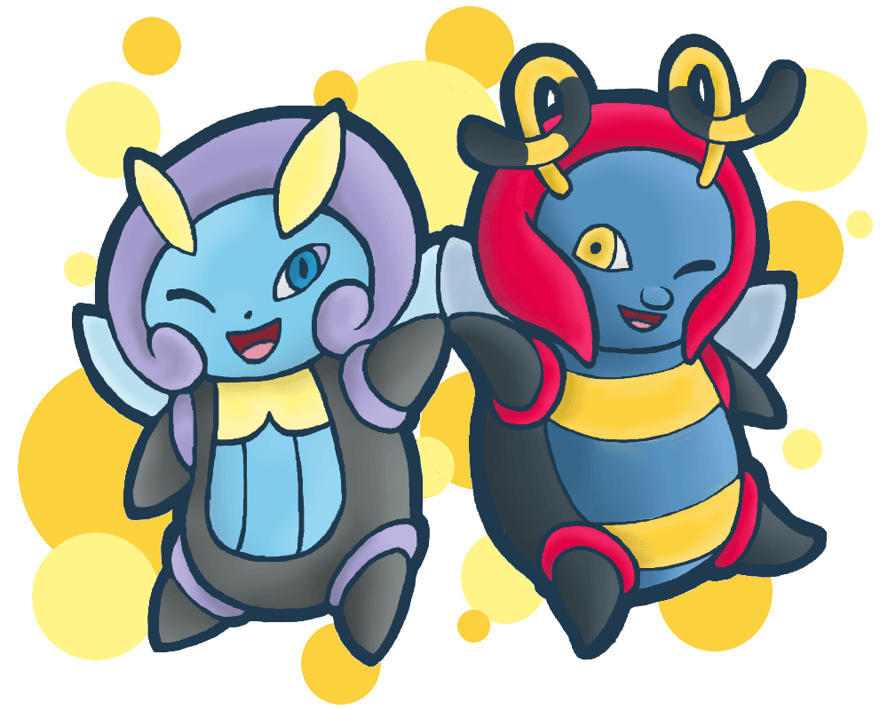 Illumise and Volbeat icon by Yuki