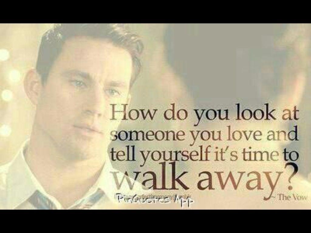 The vow. Such a sad quote