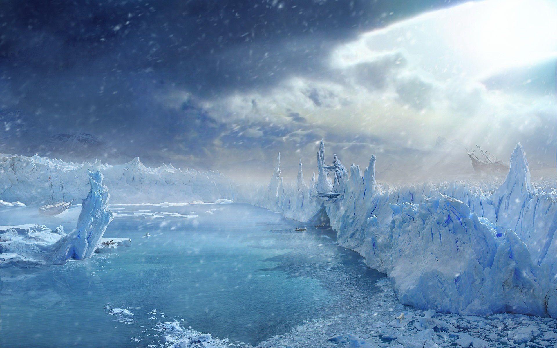 Image For > Ice Glacier Wallpapers