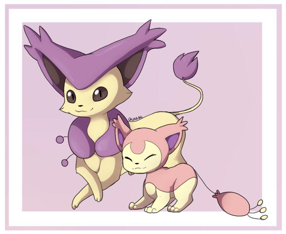 Delcatty and Skitty by Quarbie