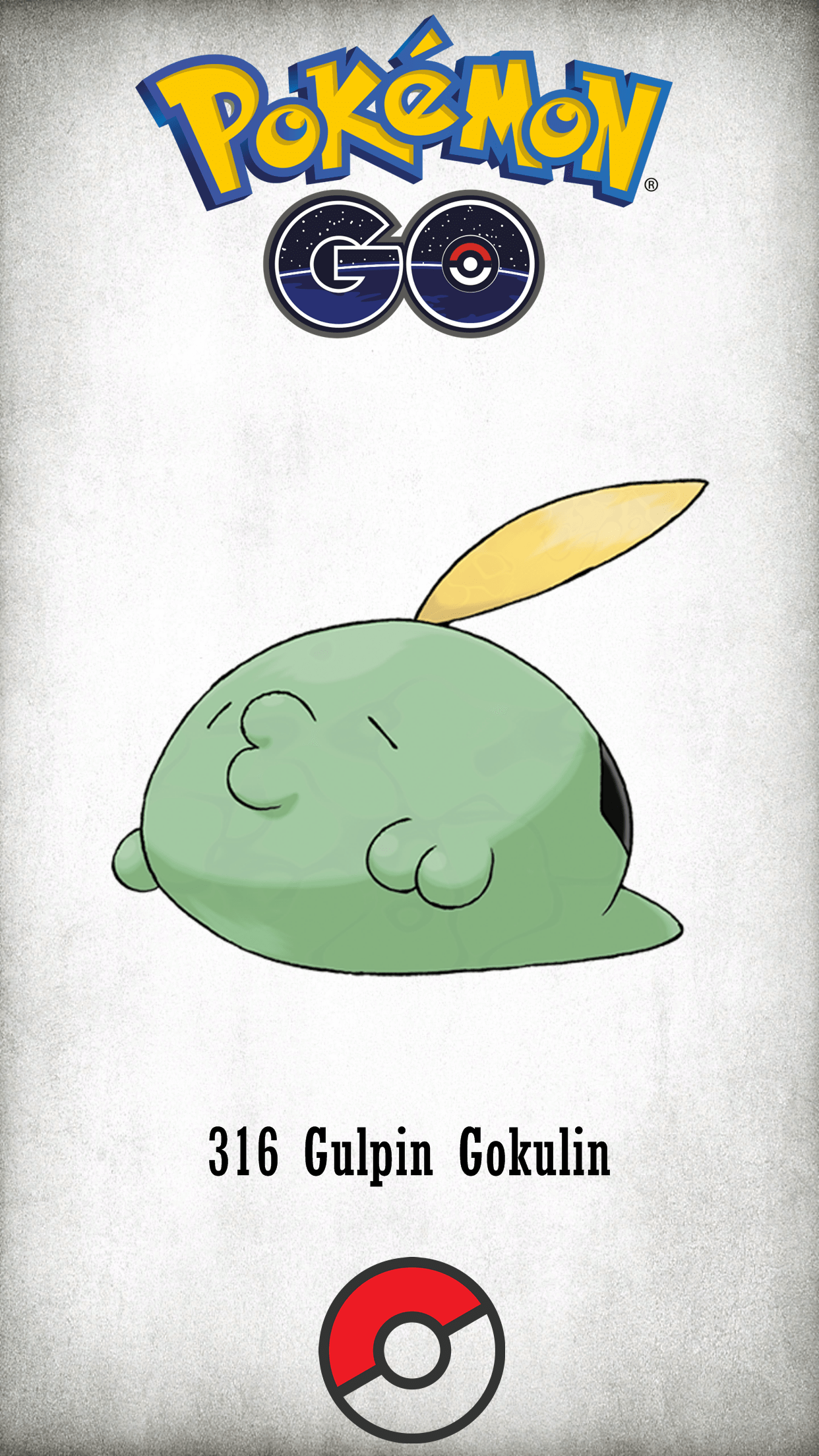 316 Character Gulpin Gokulin