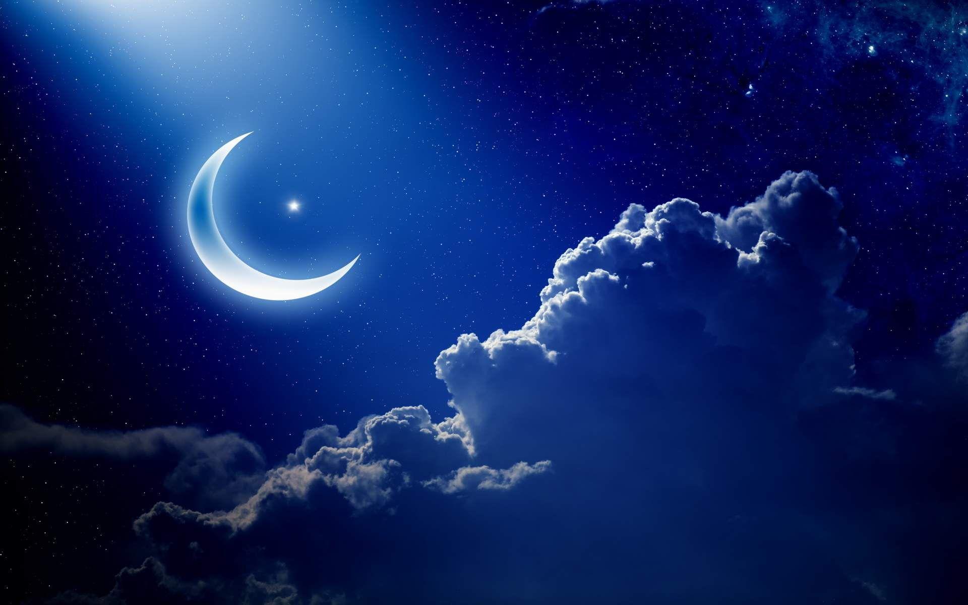 Crescent Moon Wallpapers for desktop in high resolution download. We