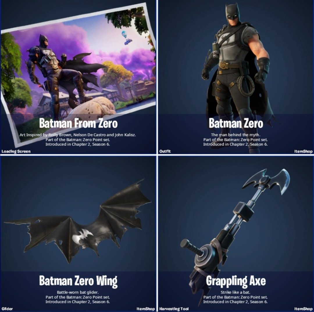 Batman Zero Fortnite wallpapers