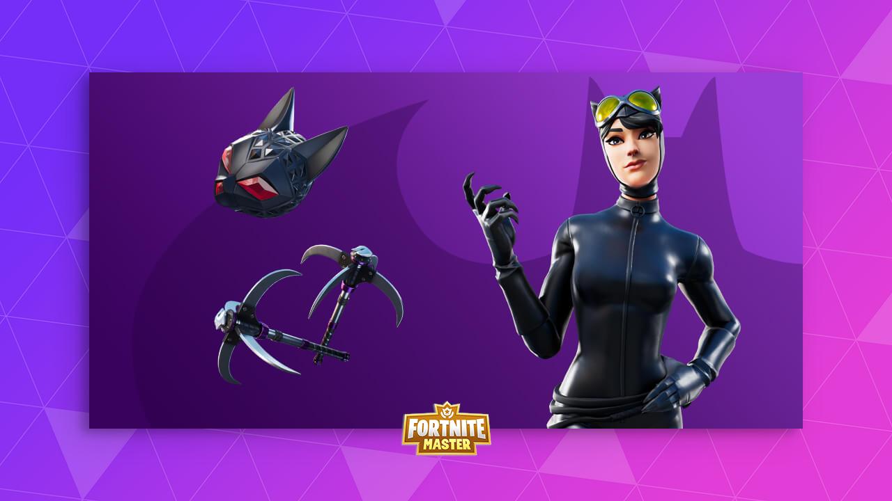 Catwoman Comic Book Outfit Fortnite wallpapers