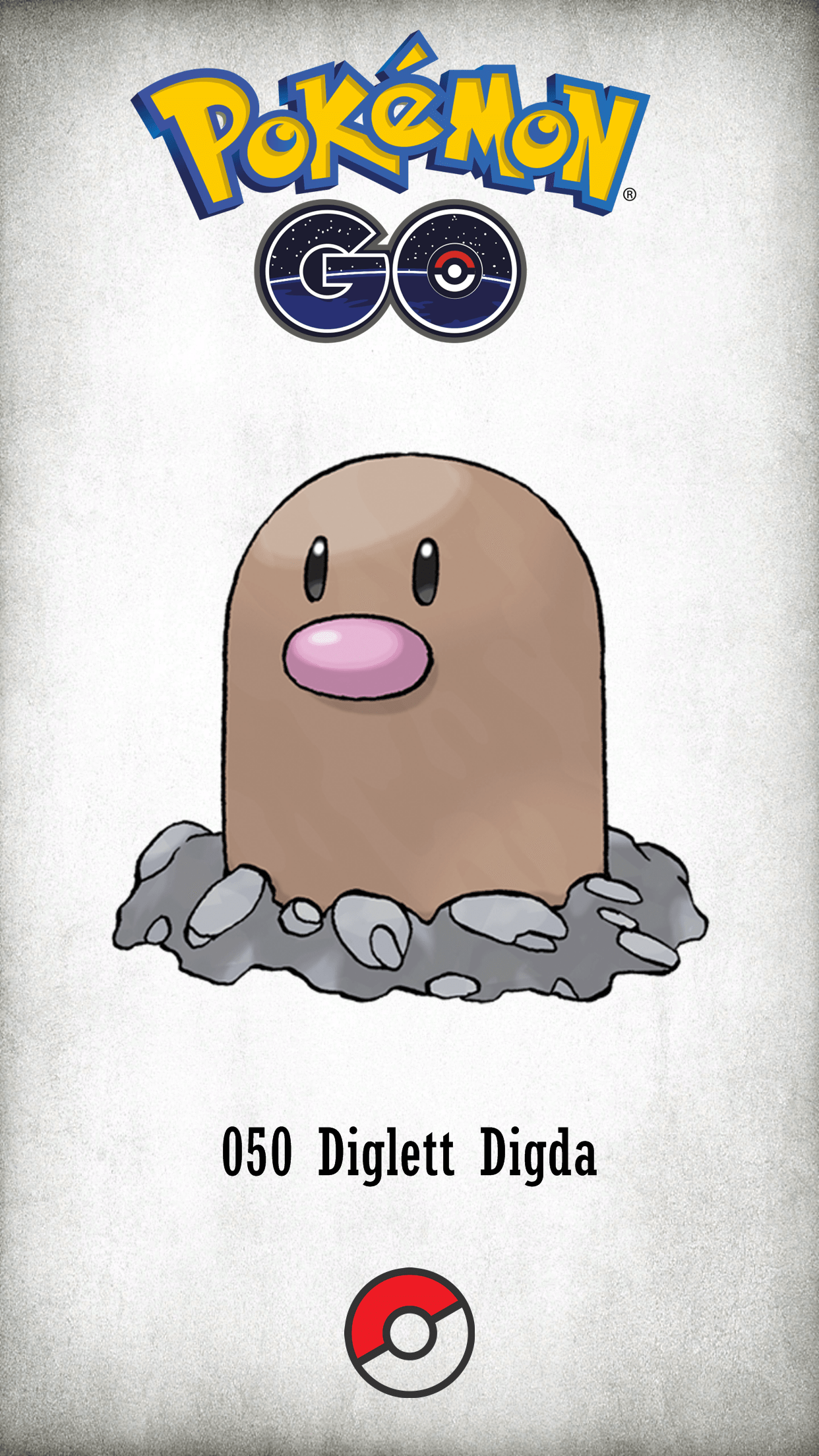 050 Character Diglett Digda