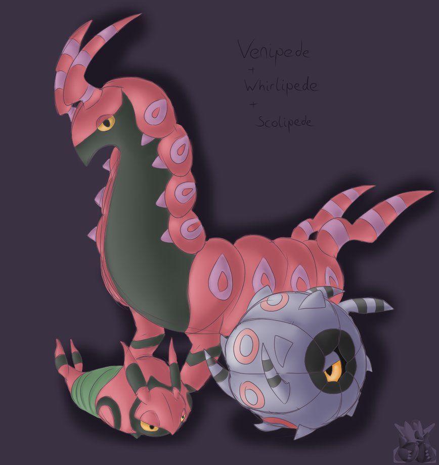 Venipede Family by oldanthropokemon